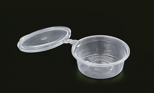 4oz Clear Pastic Sauce Cups with Lids 1000